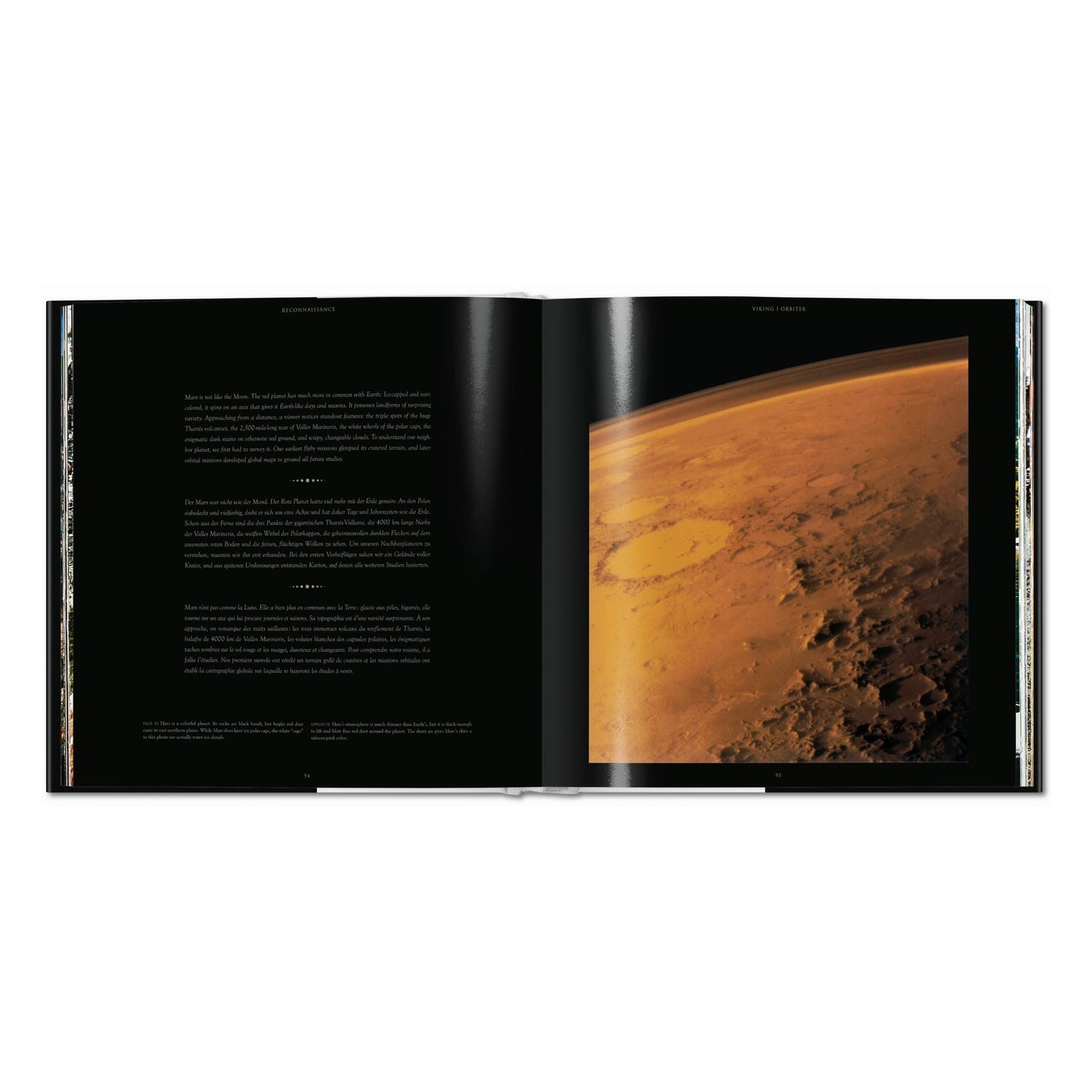 Mars. Photographs from the NASA Archives (German, French, English)
