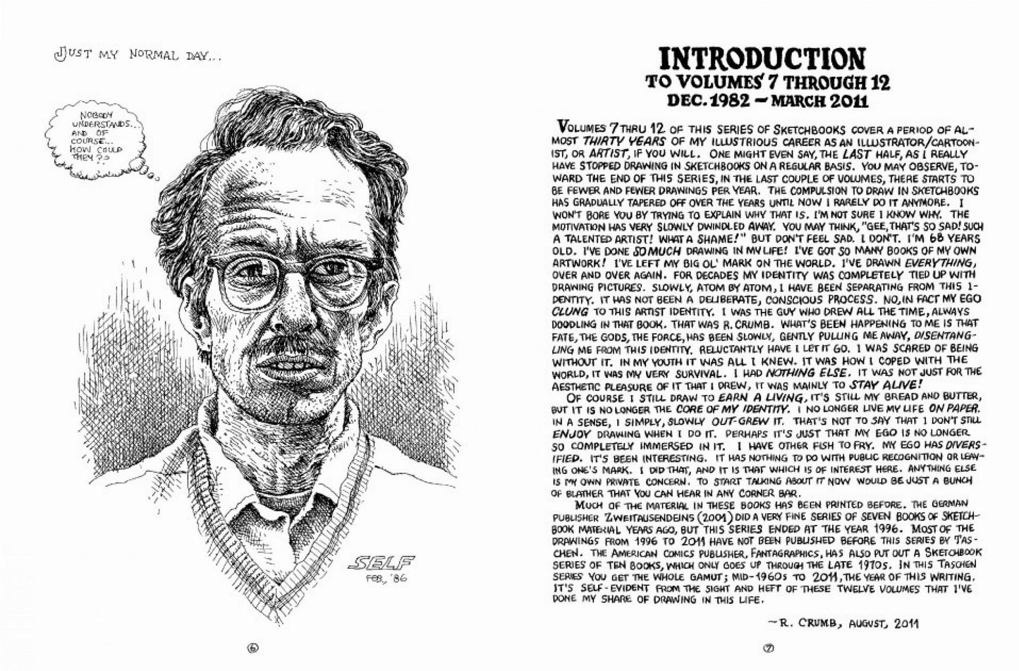 Robert Crumb. Sketchbooks 1982-2011 (English)