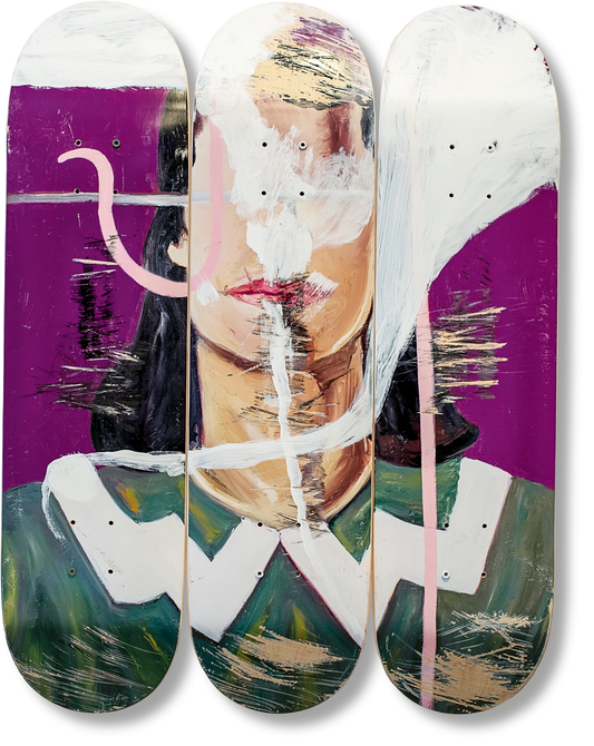 Julian Schnabel. Art Edition No. 1–75 ‘Blind Girl/Deep Cobalt Violet’, 2023 (German, French, English) (AP)