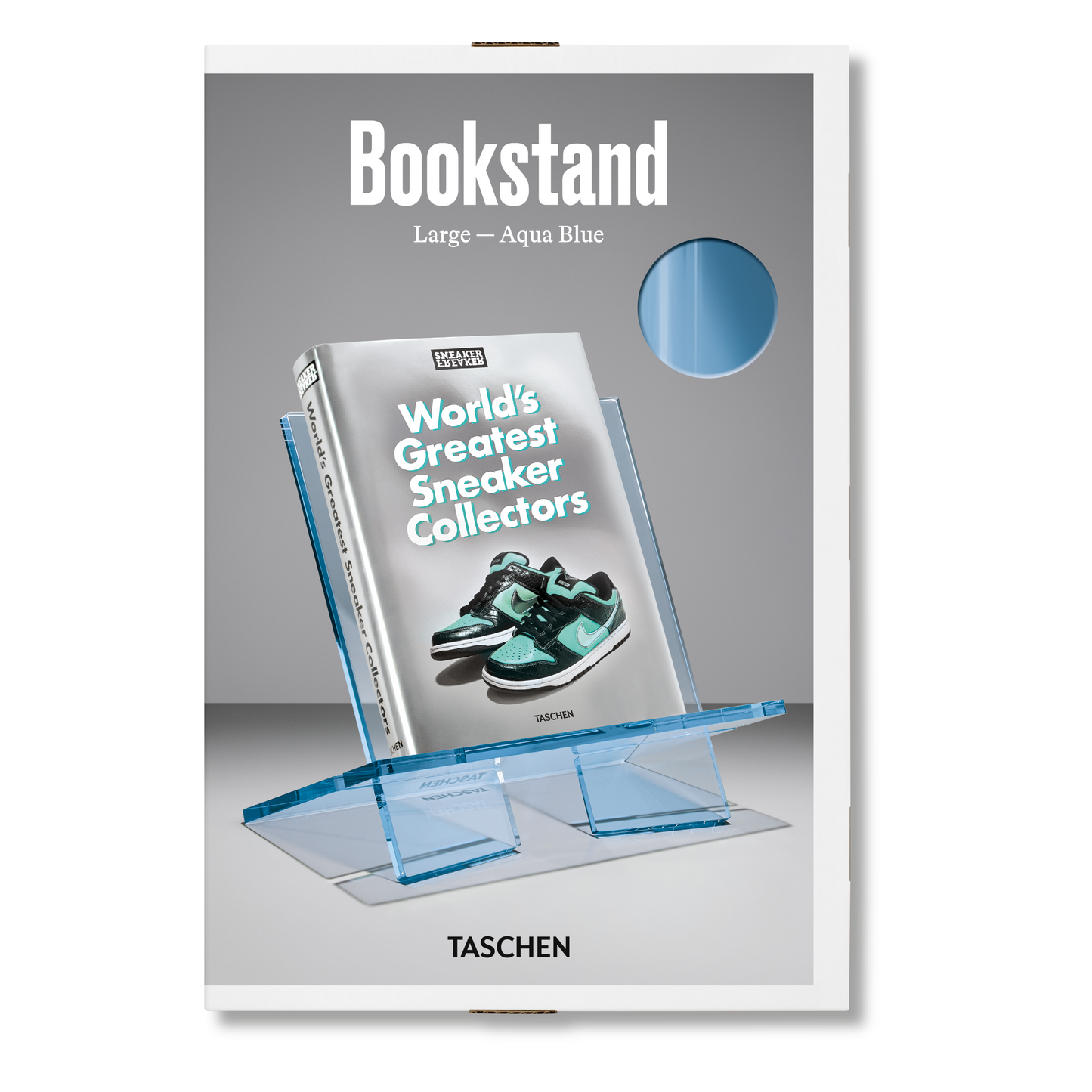 Bookstand. Large. Aqua Blue