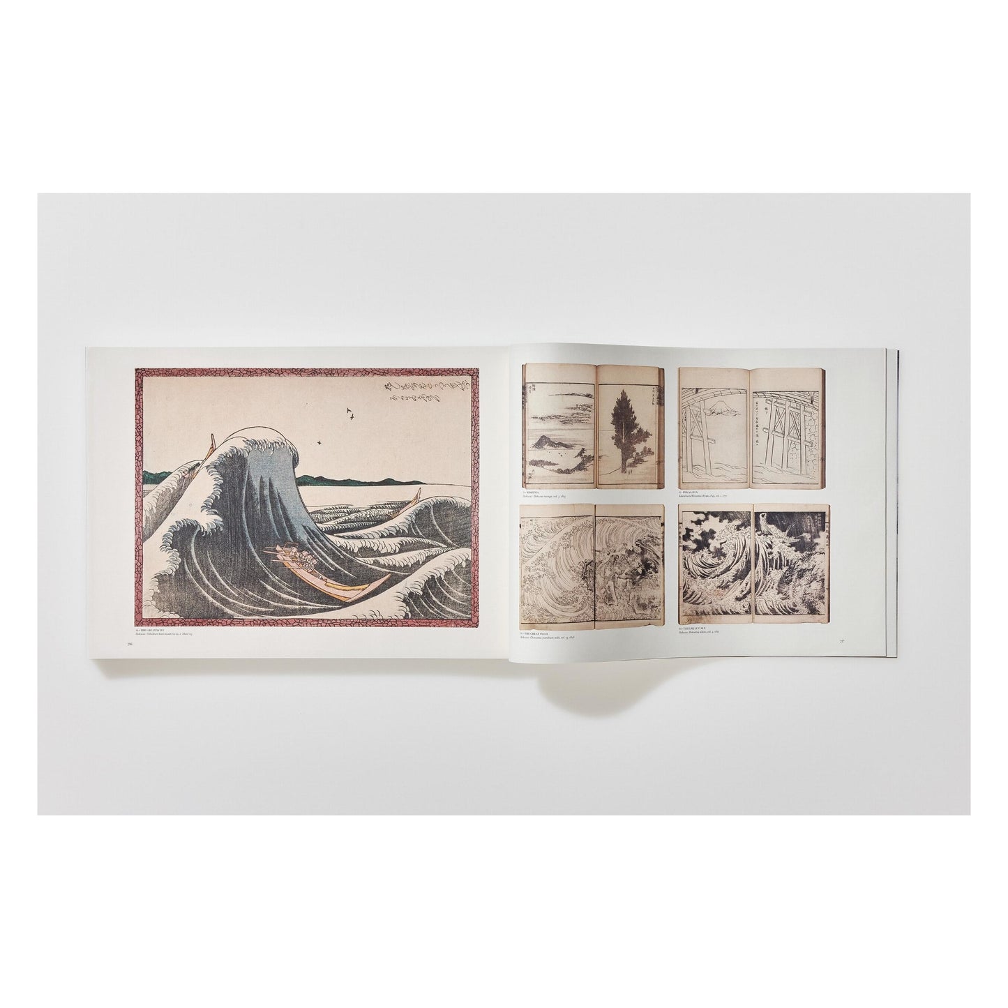 Hokusai. Thirty-six Views of Mount Fuji (German, French, English)