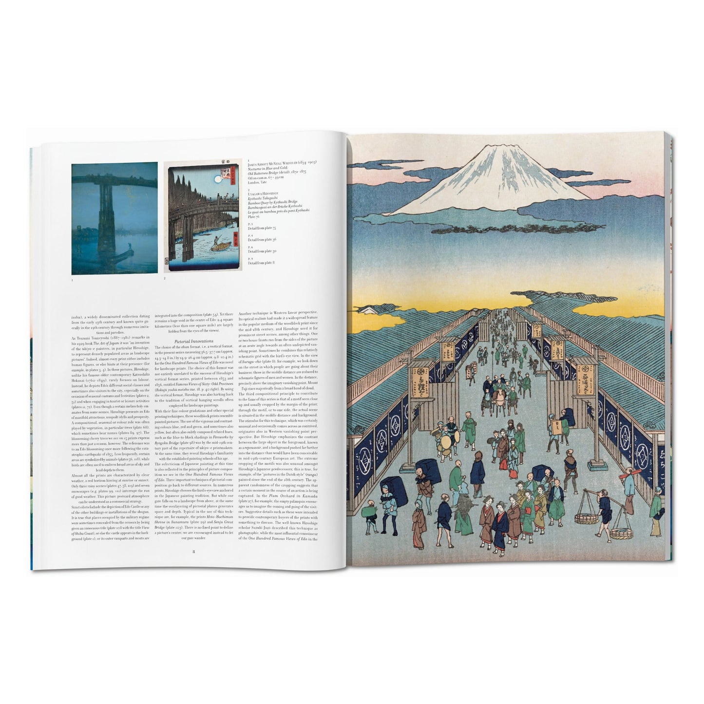 Hiroshige. One Hundred Famous Views of Edo (Spanish, English, Italian)