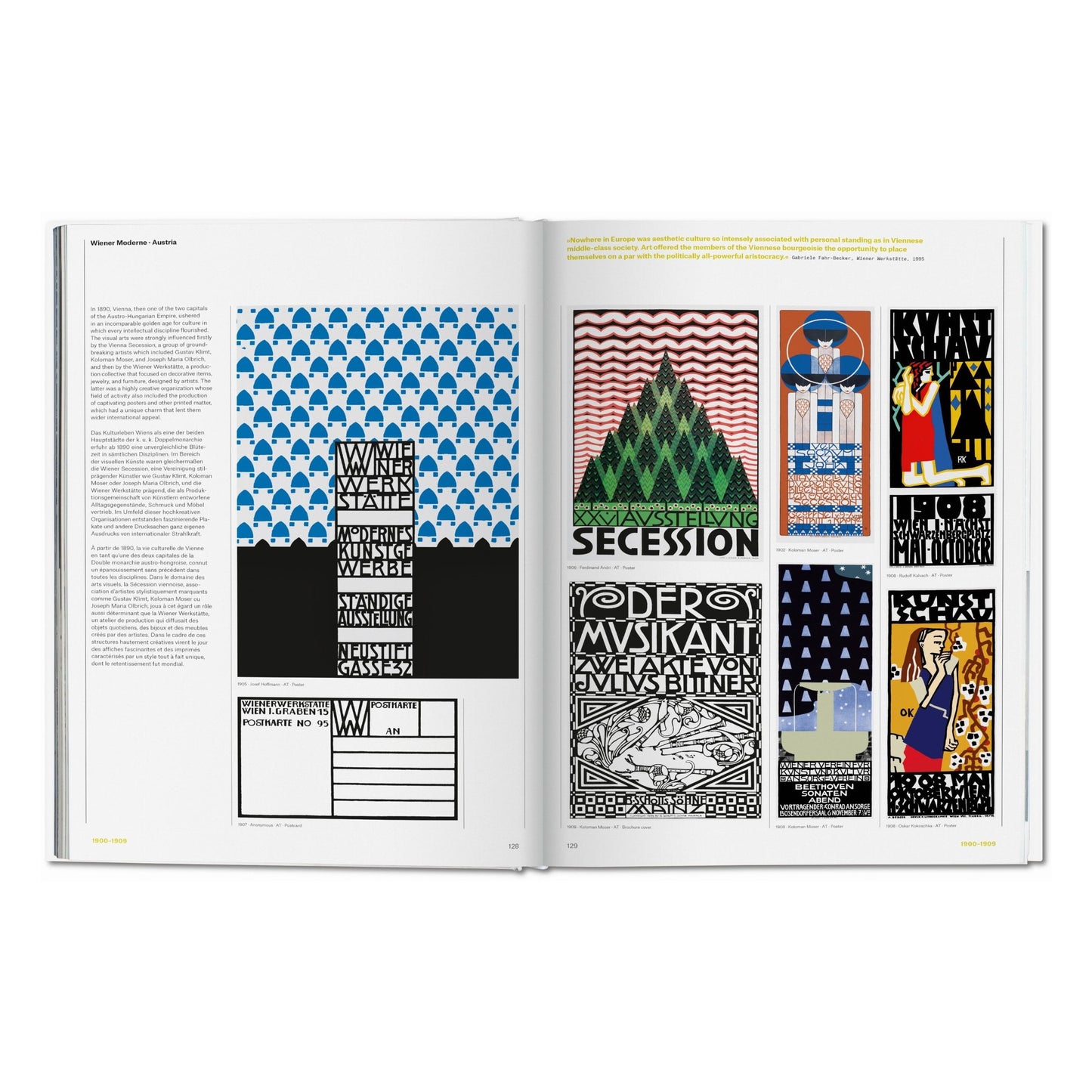 The History of Graphic Design. Vol. 1. 1890–1959 (German, French, English)